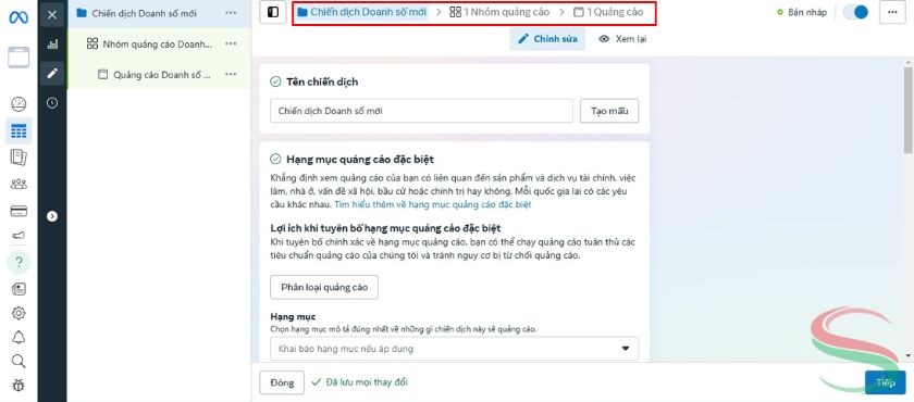 Tạo quảng cáo hoàn toàn mới
