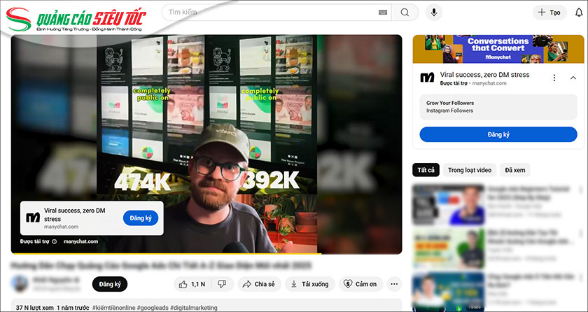 Quảng cáo Video In-stream Quảng cáo Video In-stream