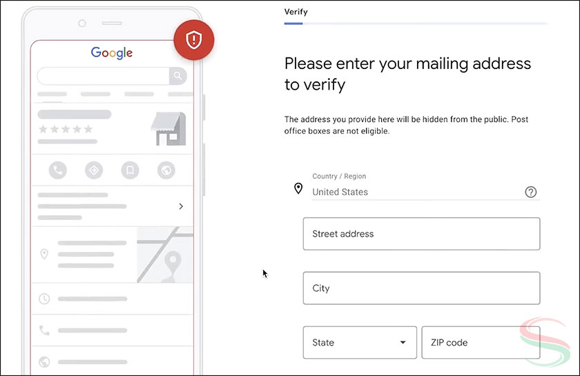 Nhập địa chỉ xác minh doanh nghiệp Nhập địa chỉ xác minh doanh nghiệp