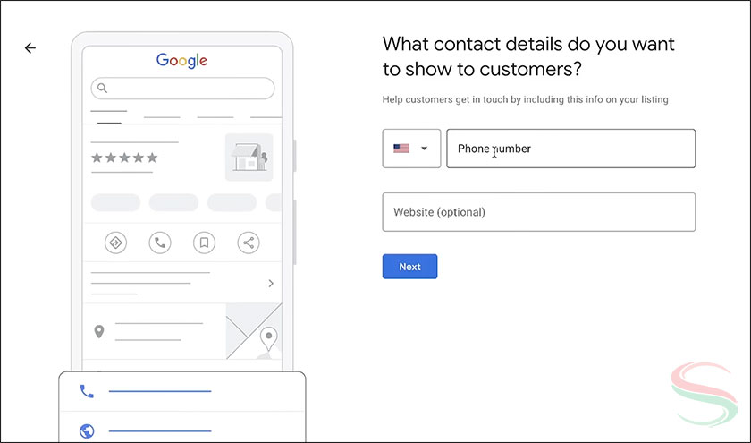 Điền số điện thoại và website Điền số điện thoại và website