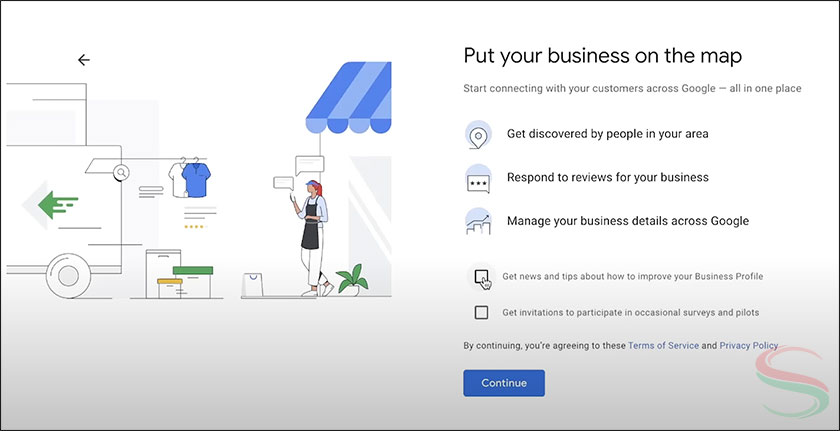 Nhấn Continue để xác nhận tạo hồ sơ Nhấn Continue để xác nhận tạo hồ sơ
