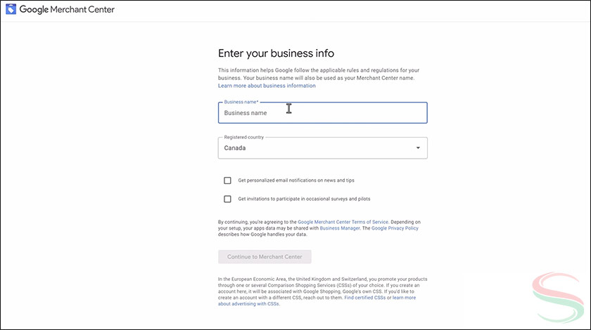 Tạo tài khoản GMC