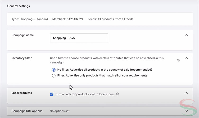 Thiết lập cài đặt chung