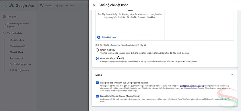Nhắm mục tiêu nâng cao
