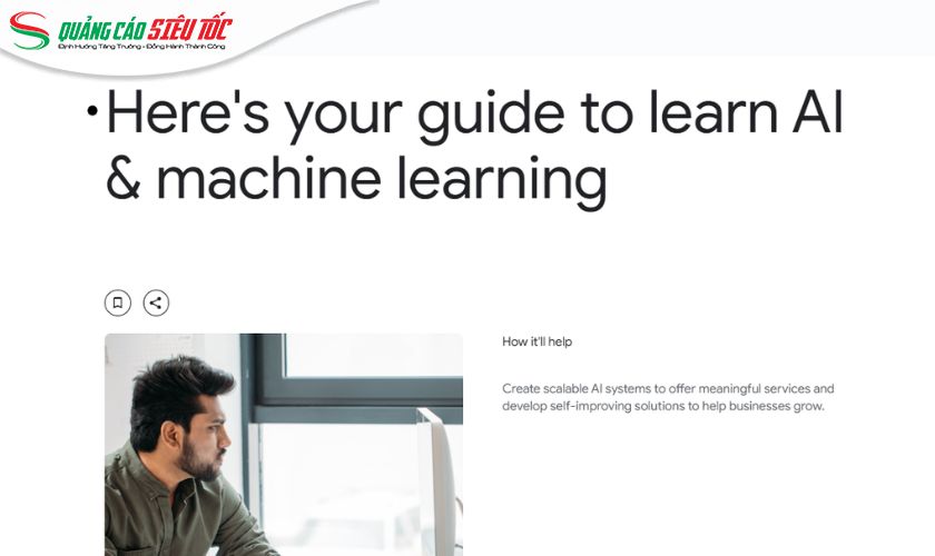 Chứng chỉ machine learning Google