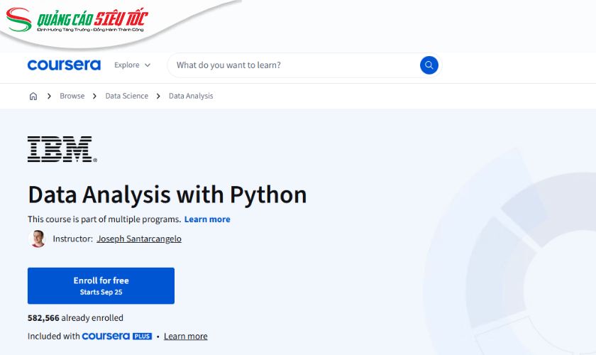 Chứng chỉ phân tích dữ liệu Google