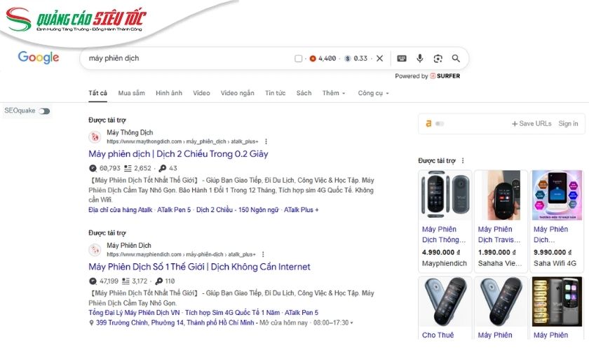 Trình bày nổi bật để quảng cáo thu hút hơn