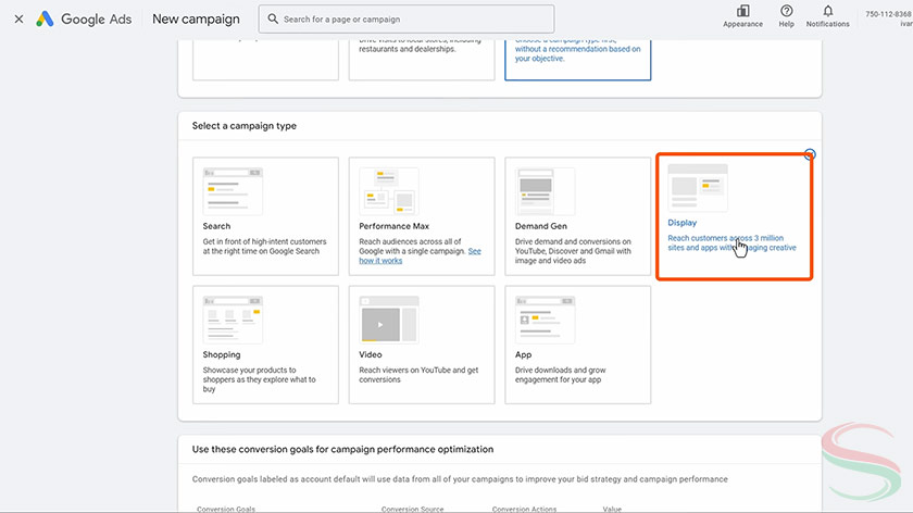Chọn Display Ads Chọn Display Ads