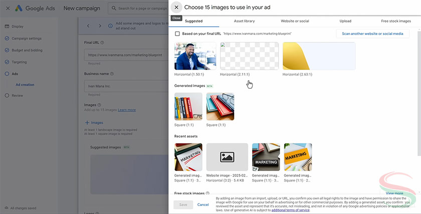 Thêm hoặc tạo ảnh cho quảng cáo Thêm hoặc tạo ảnh cho quảng cáo