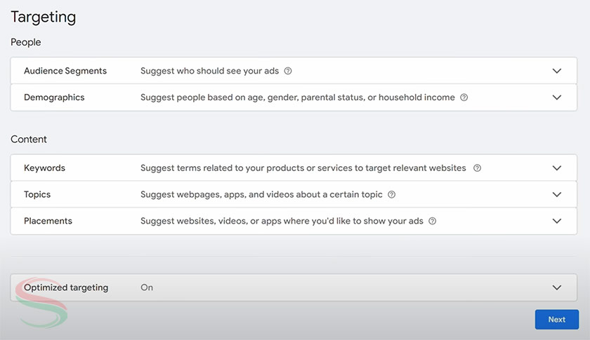 Thiết lập đối tượng và nhắm mục tiêu