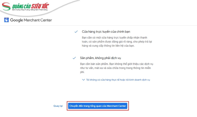 Trang dành cho người dùng lần đầu
