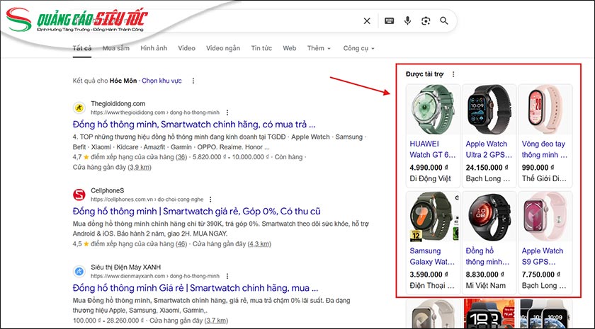 Quảng cáo Shopping giúp tiếp cận khách hàng nhanh chóng