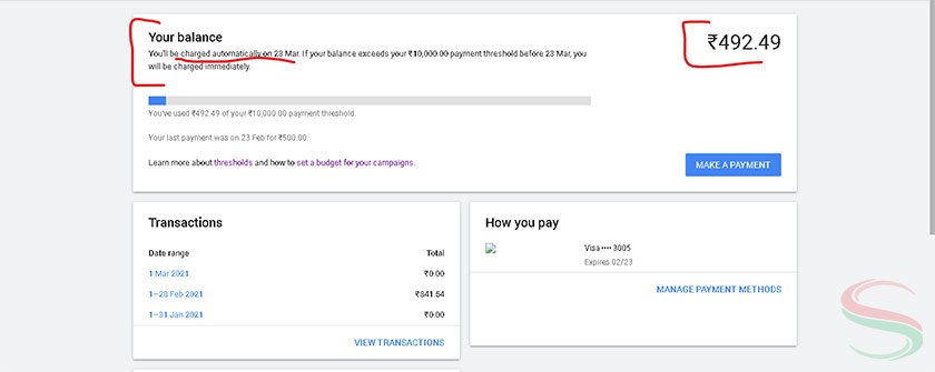 Chế độ nạp tiền thủ công Chế độ nạp tiền thủ công