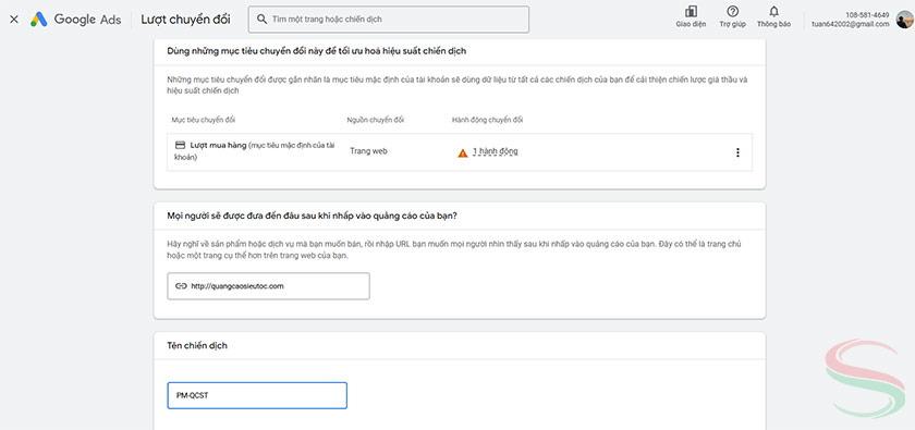 Cài đặt thông tin cơ bản cho chiến dịch Cài đặt thông tin cơ bản cho chiến dịch