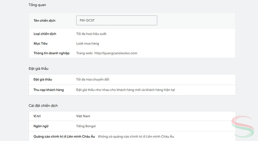Tóm tắt chiến dịch Tóm tắt chiến dịch
