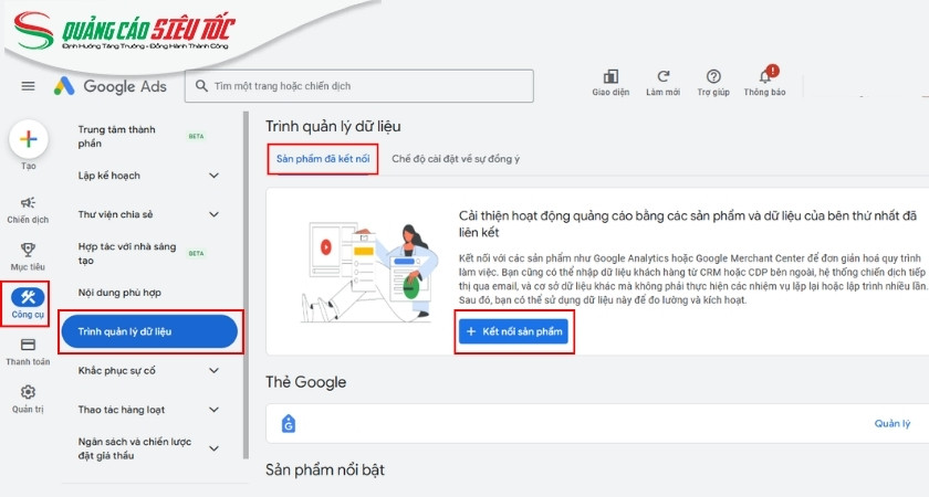 Đến trang liên kết tài khoản GBP