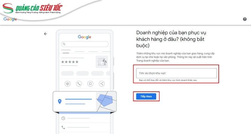 Điền phạm vi hoạt động