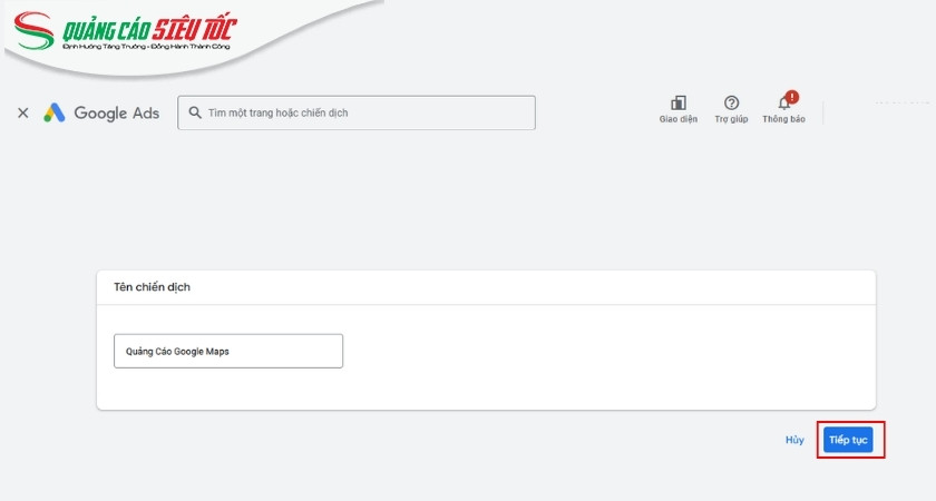 Gán tên cho chiến dịch