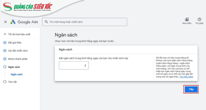 Xác định ngân sách quảng cáo Google Maps
