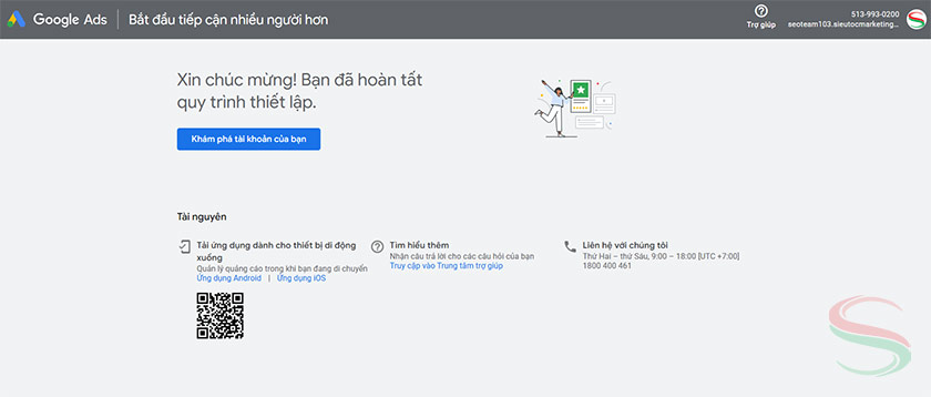 Giao diện sau khi thiết lập xong Giao diện sau khi thiết lập xong