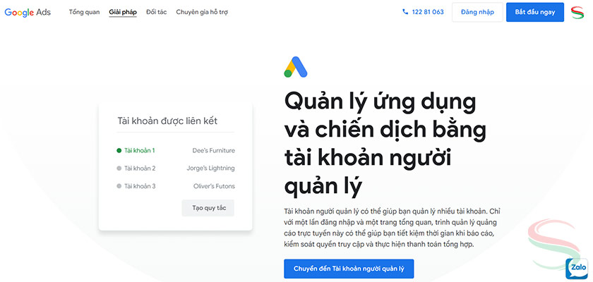 Truy cập trang đăng ký Google Ads Manager Truy cập trang đăng ký Google Ads Manager