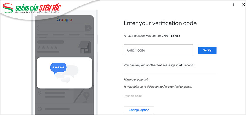 Xác minh doanh nghiệp qua điện thoại