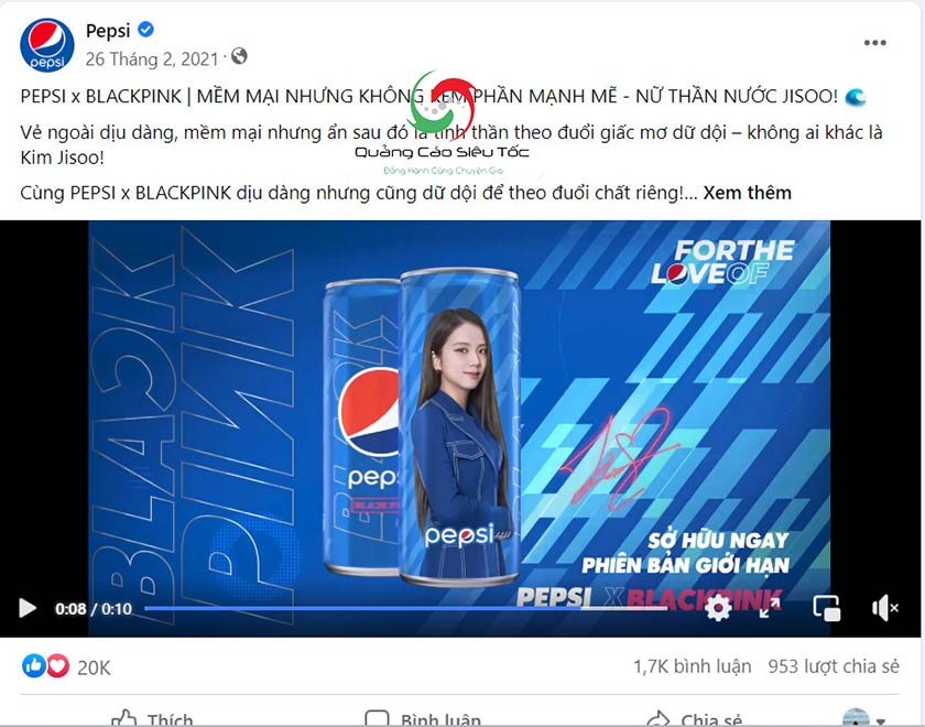 Chiến lược quảng cáo của Pepsi