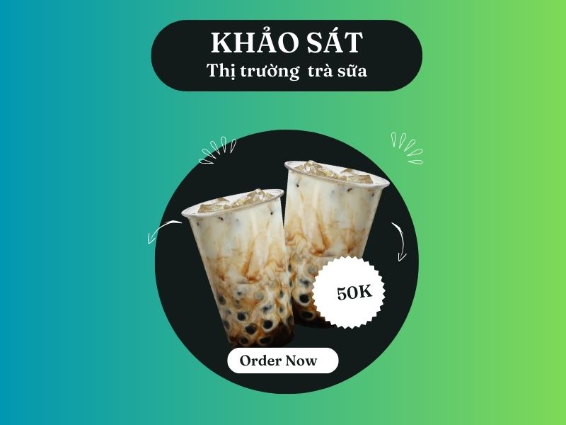 khảo sát thị trường trà sữa