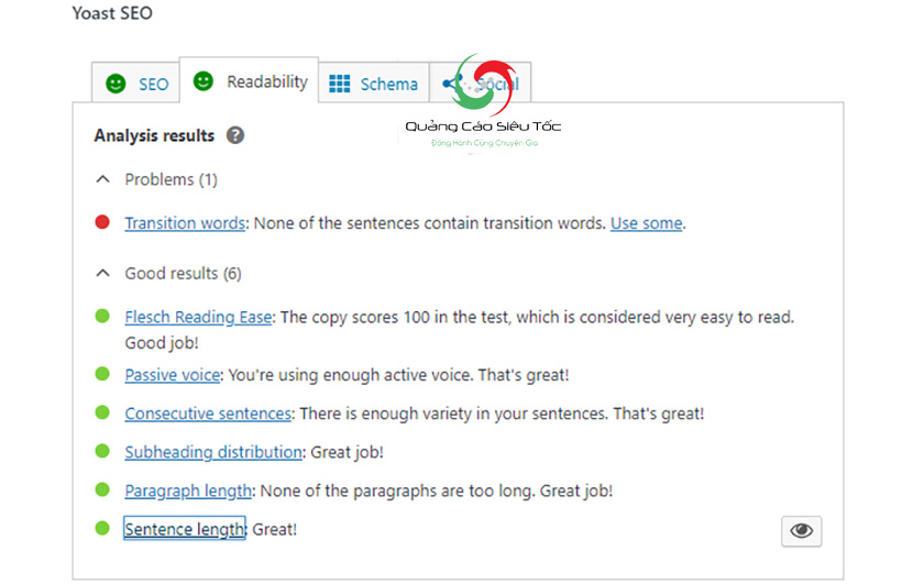 Viết bài chuẩn seo trên wordpress với Readability