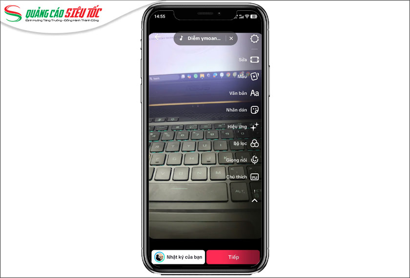 Chỉnh sửa video trước khi đăng