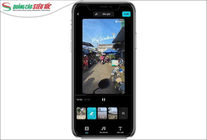 Chỉnh sửa video trên CapCut