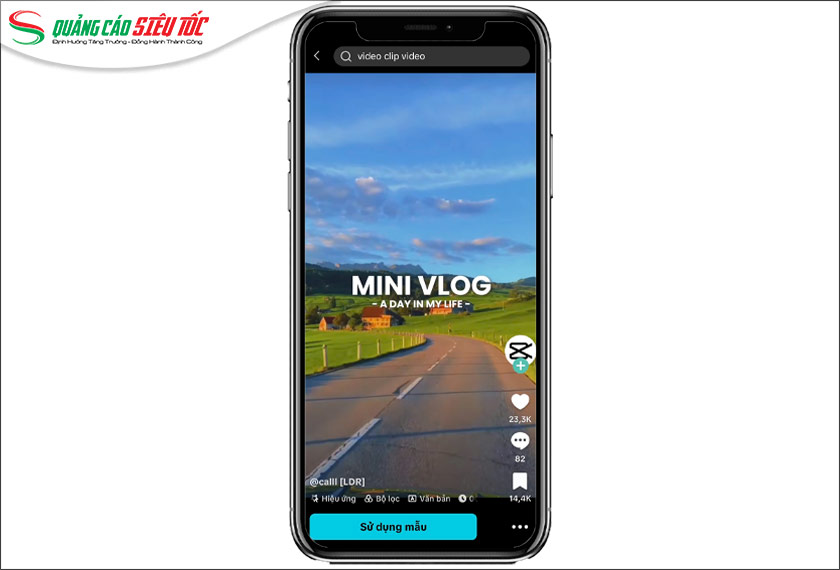 Chọn mẫu CapCut mình muốn