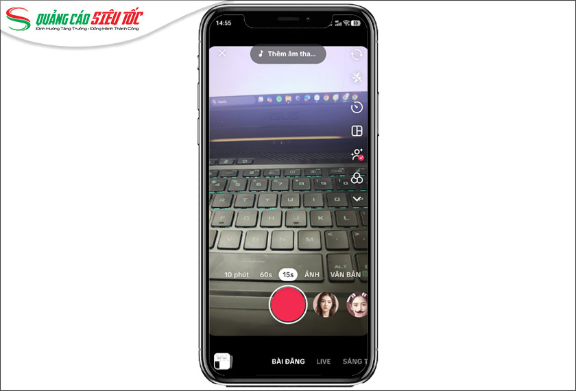 Chọn mục BÀI ĐĂNG