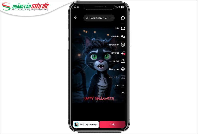 Thêm các hiệu ứng khác cho video