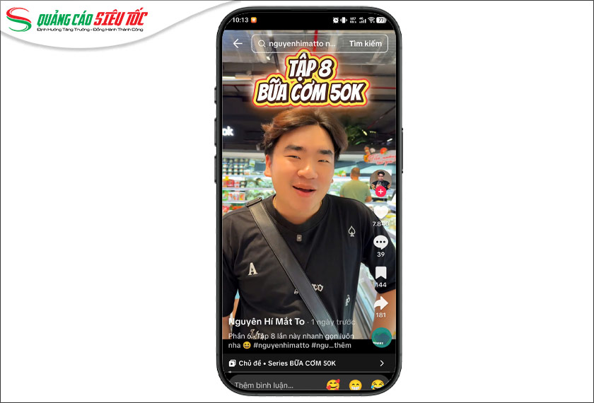 Tạo series nội dung giúp kéo thêm follow nhanh chóng