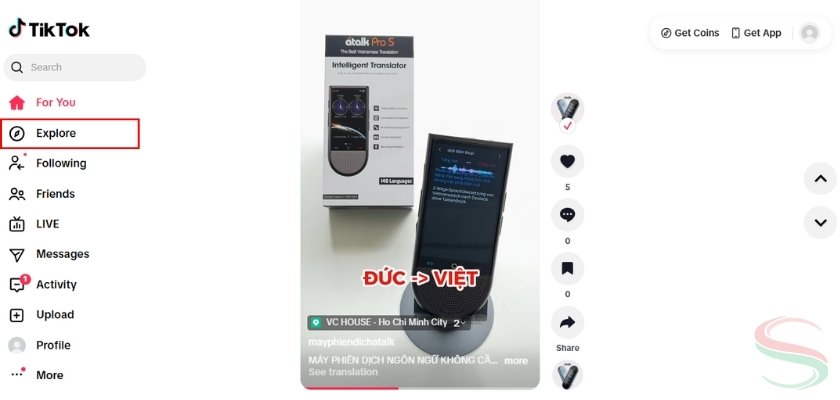 Cách tìm sản phẩm hot trend trên TikTok qua tab Explore