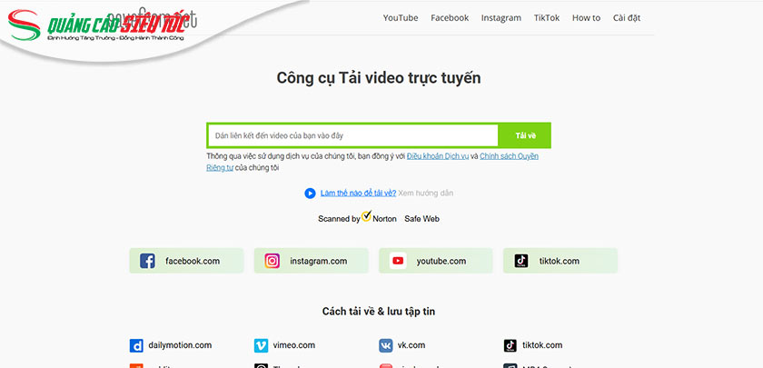 Tải video TikTok không logo trên website Savefrom Tải video TikTok không logo trên website Savefrom
