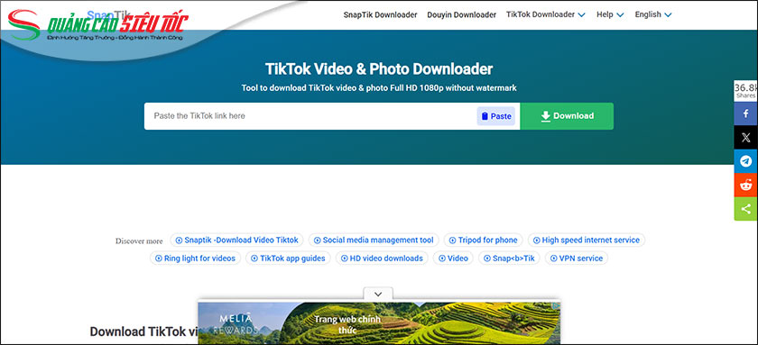 Website SnapTik Website SnapTik