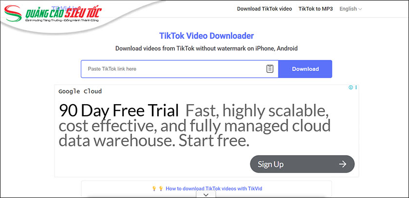 Tải video TikTok không có logo trên website TikVid Tải video TikTok không có logo trên website TikVid