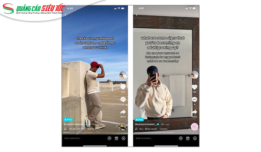 Kích thước video TikTok Stories tương tự với In-Feed Kích thước video TikTok Stories tương tự với In-Feed