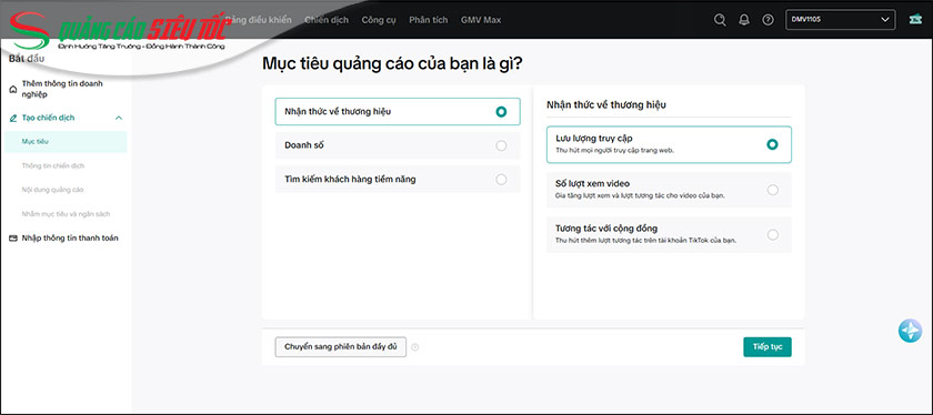 Tạo tài khoản quảng cáo TikTok thành công Tạo tài khoản quảng cáo TikTok thành công