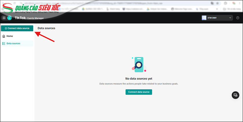 Chọn Connect data source