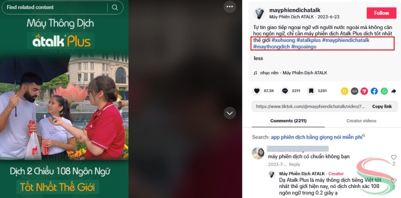 Đăng video vào khung giờ vàng kèm hashtag để tối đa hóa tiếp cận