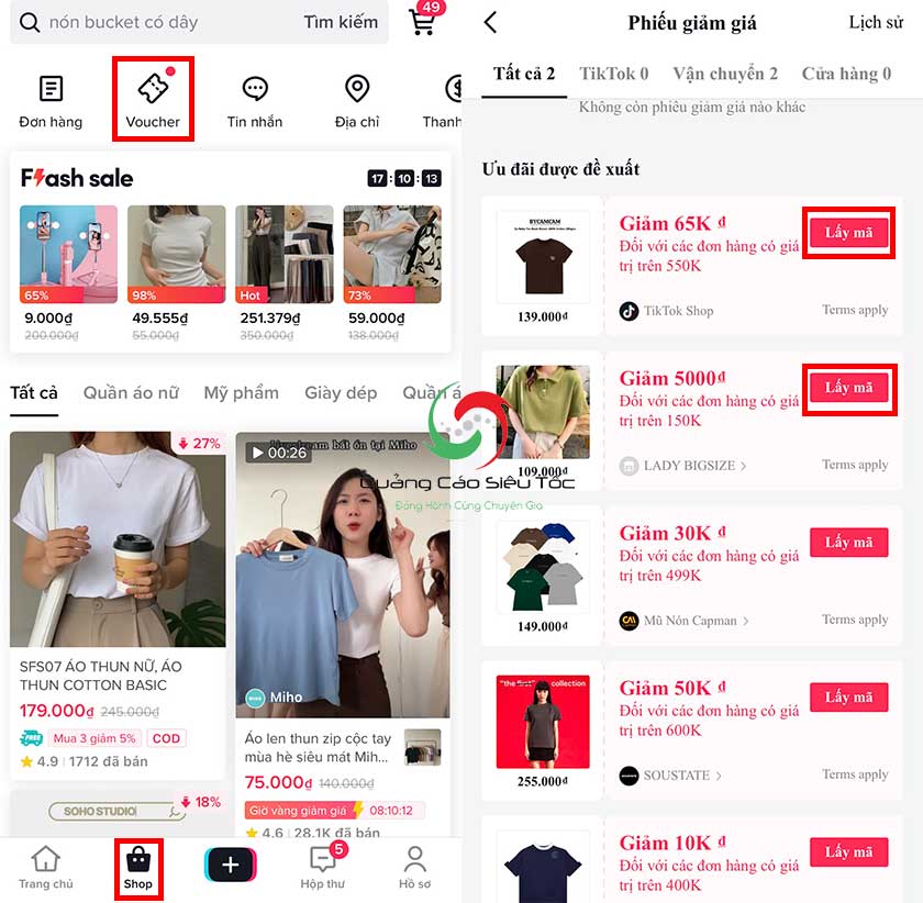 Cách mua hàng trên TikTok giảm giá