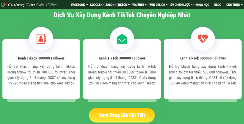 Dịch vụ xây kênh dựng TikTok chuyên nghiệp - Quảng Cáo Siêu Tốc Dịch vụ xây kênh dựng TikTok chuyên nghiệp - Quảng Cáo Siêu Tốc