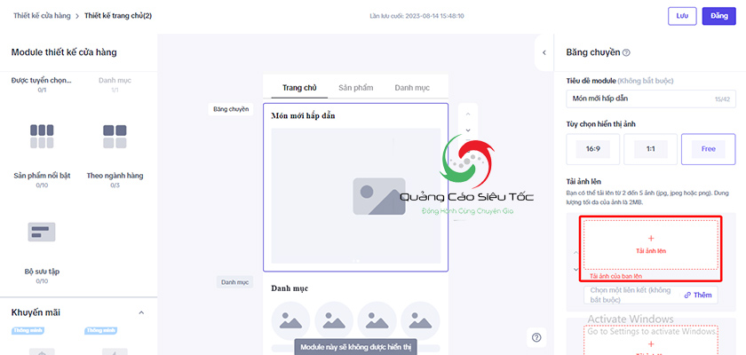 Tải hình ảnh và nhập tiêu đề Tải hình ảnh và nhập tiêu đề