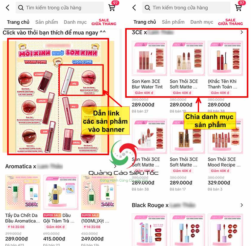 Tối ưu danh mục sản phẩm Tối ưu danh mục sản phẩm