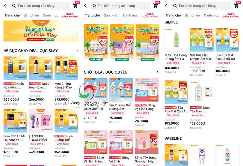 Ví dụ thực tế về gian hàng TikTok Shop Ví dụ thực tế về gian hàng TikTok Shop