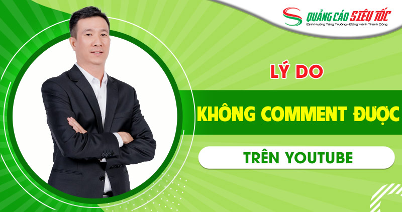 không bình luận được trên youtube không bình luận được trên youtube
