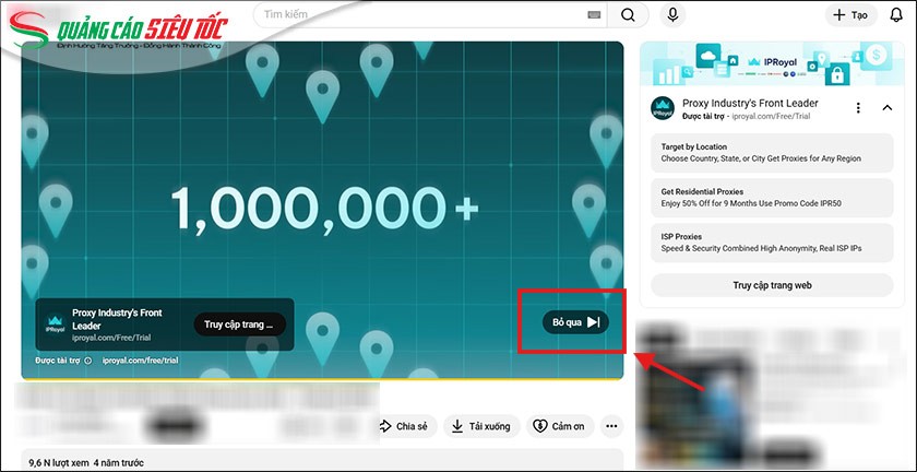 Quảng cáo trong luồng có thể bỏ qua Quảng cáo trong luồng có thể bỏ qua